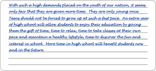 writing sample 5 page 3